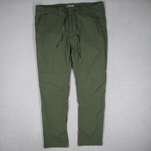 Roark Layover Pants Mens 36 Green RP281 Artifacts of Adventure Travel Hiking